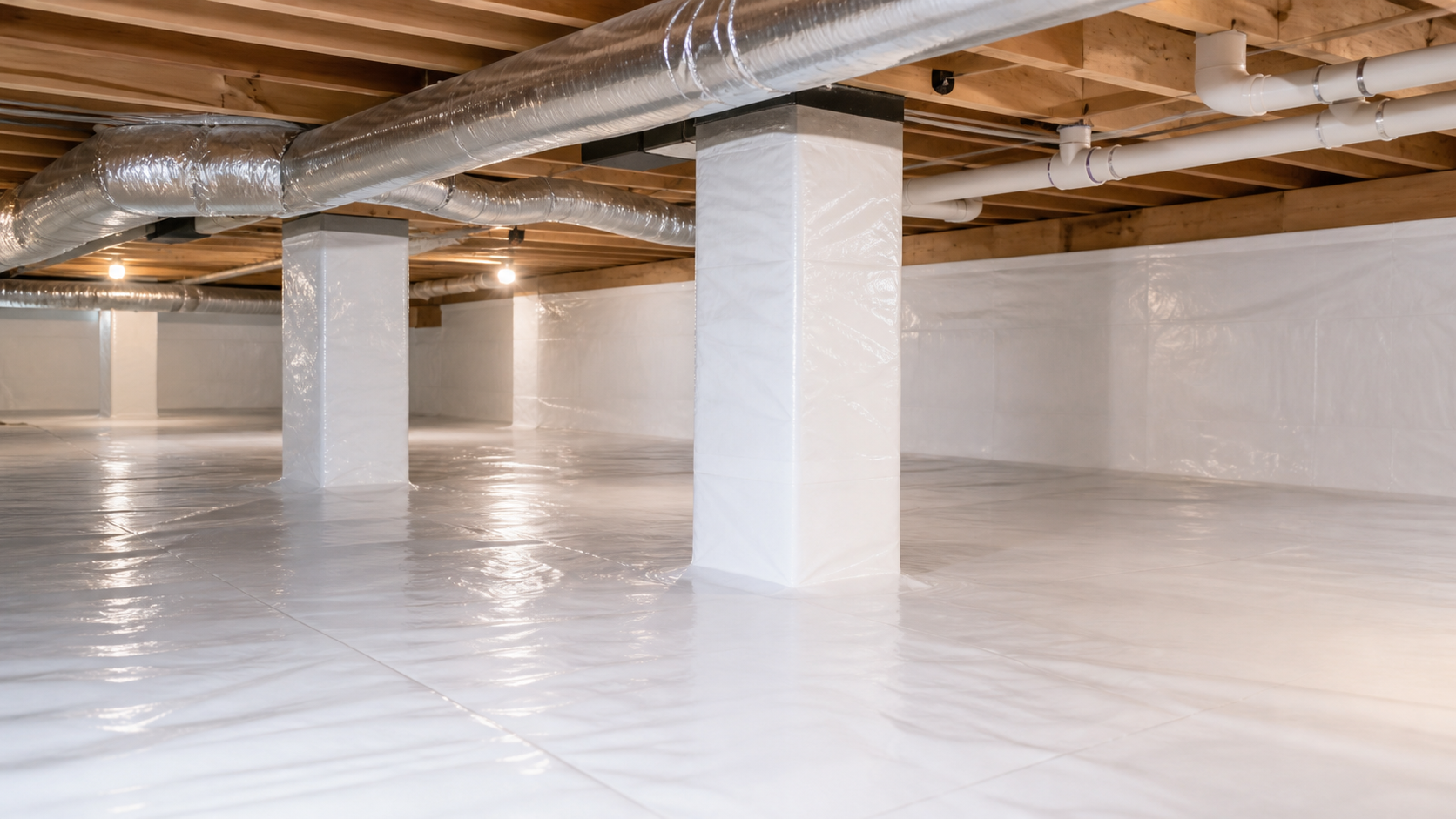 Greenville crawl-space dehumidifier access