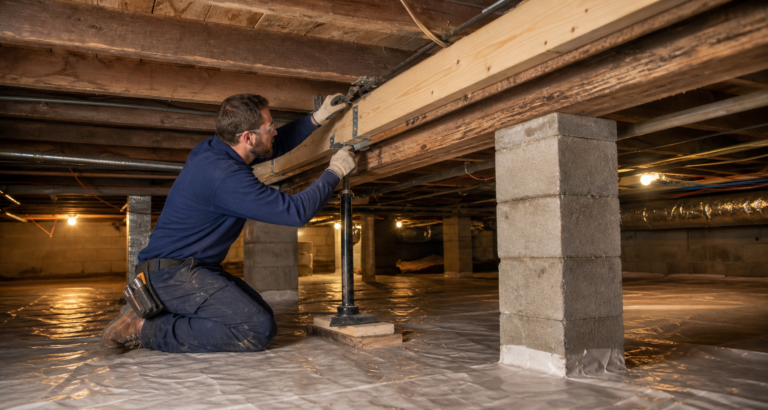 Crawl Space Dehumidifier and Humidity Control